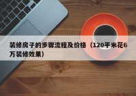 装修房子的步骤流程及价格（120平米花6万装修效果）