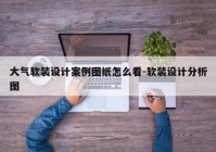 大气软装设计案例图纸怎么看-软装设计分析图