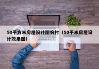 50平方米房屋设计图农村（50平米房屋设计效果图）