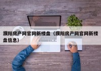 濮阳房产网官网新楼盘（濮阳房产网官网新楼盘信息）