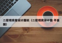 二层楼房屋设计图纸（二层楼房设计图 平面图）