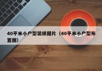 40平米小户型装修图片（40平米小户型布置图）