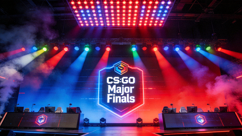 CS:GO Major冠军赛决赛舞台灯光效果