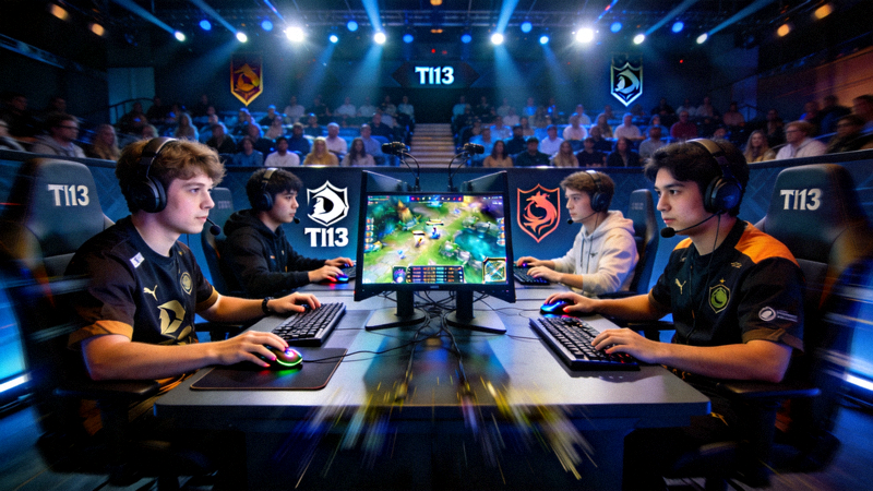 DOTA2国际邀请赛TI13小组赛激烈对战画面